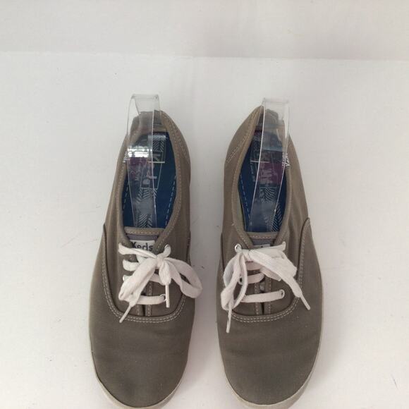 Keds Tan Canvas Sneakers Sz 9.5 - Picture 1 of 7